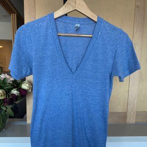 American Apparel low v-neck shirt - XS